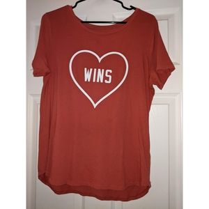 Red Love Wins T-shirt
